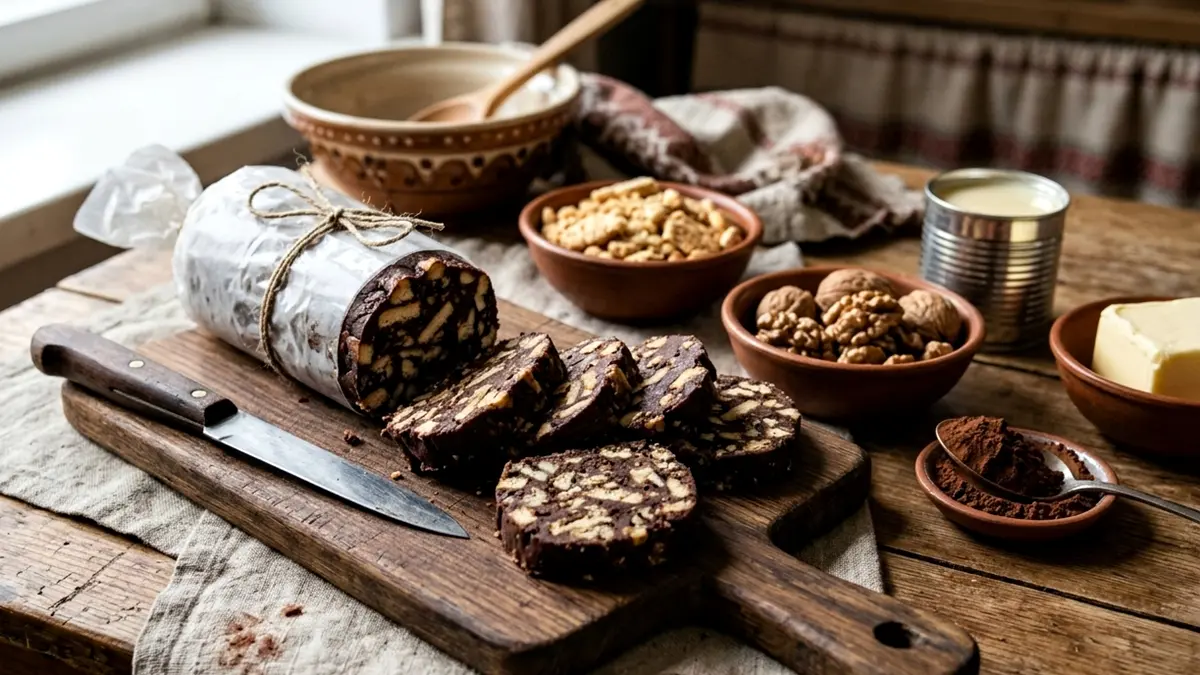 czekoladowe salami