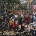Chrzest Litwy (obraz Jana Matejki). Fot: pl.wikipedia.org