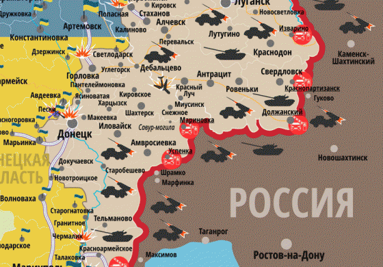 Jak się zmieniła granica w ciągu dwóch dni (MAPA ATO)
