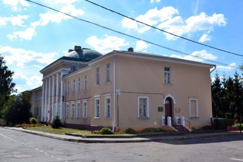 Dawna oficyna pałacu Tyszkiewiczów
