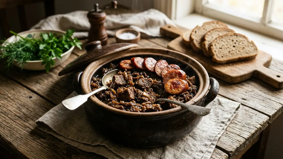 Bigos po hultajsku – z Kucharki Litewskiej
