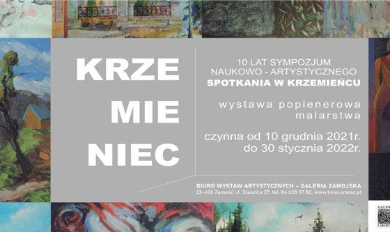 ”10 lat plenerów Krzemienieckich” (WYSTAWA)