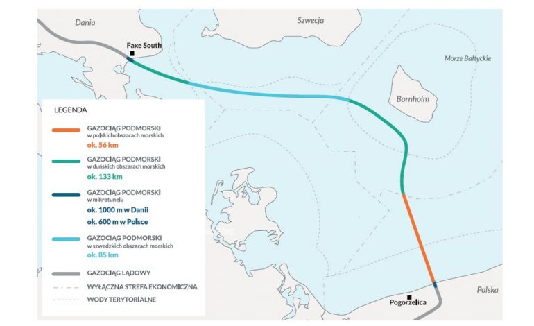 Baltic Pipe już połączony z systemami Polski i Danii