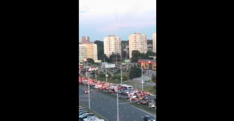 Drugi wieczór protestów na Białorusi (RELACJA ONLINE)