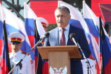 “Prezydent” Osetii Południowej oddał głos w wyborach do rosyjskiej Dumy Państwowej