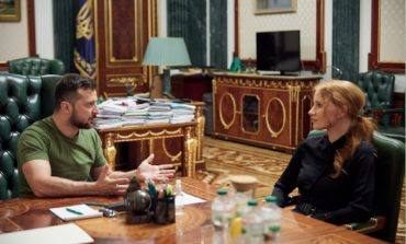 Słynna aktorka Jessica Chastain przyjechała wesprzeć Ukrainę (WIDEO)