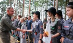 Prezydent Duda spotkał się z harcerzami Ukrainy i Litwy. “Wszyscy zobaczyli jak wiele jest dobra między ludźmi”
