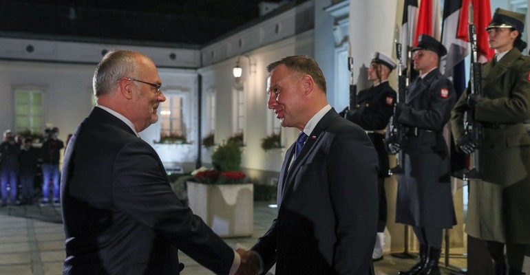 Nowy prezydent Estonii w Polsce (WIDEO)