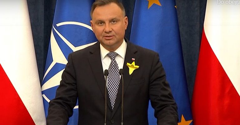 Sondaż: Andrzej Duda najbardziej lubianym zagranicznym politykiem na Ukrainie