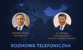 Prezydent Polski i przewodniczący Chin rozmawiali o wojnie na Ukrainie. Rozmowa odbyła się z inicjatywy Chin