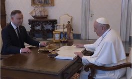 Prezydent polski po audiencji u papieża: Ojciec Święty z dużym zainteresowaniem pytał mnie o szczegóły dotyczące Ukrainy (WIDEO)