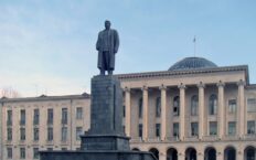 Prorosyjski wiec w Gori. „Stalin był bogiem komunistów”
