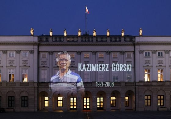 Iluminacja Pałacu Prezydenckiego ku czci Kazimierza Górskiego