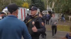 Szaleniec zabijał dzieci w szkole podstawowej w Rosji (WIDEO)