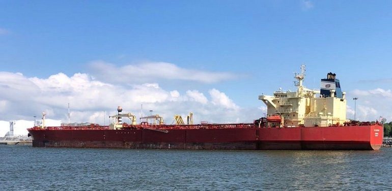 Do Kłajpedy dopłynął tankowiec z amerykańską ropą dla Białorusi