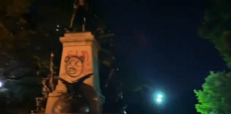 Amerykańska Polonia chce odnowić pomnik Tadeusza Kościuszki w Waszyngtonie, zniszczony podczas zamieszek (WIDEO)