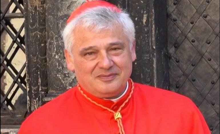 Kardynał Krajewski modlił się nad masowymi grobami w Iziumie (ZDJĘCIA)