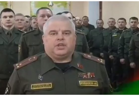 To nie żart. Białoruscy wojskowi przekazują sobie nawzajem "energię otrzymaną od Łukaszenki" (WIDEO)