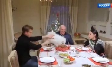 Łukaszenka woła na swojego psa tak jak na swojego syna (WIDEO)
