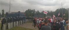 Potężny “Marsz Jedności” w Mińsku i innych miastach Białorusi (WIDEO)