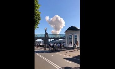 Eksplozja w fabryce fajerwerków w Moskwie (WIDEO)