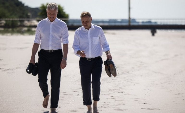 Zakończyły się konsultacje prezydentów Polski i Litwy. Nasze kraje będą zwiększać współpracę wojskową (ZDJĘCIA)