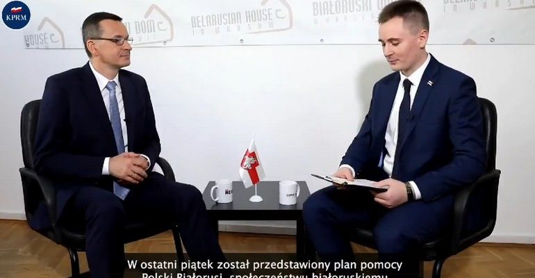 Premier Polski w rozmowie z białoruskim blogerem NEXTA: Wierzę, że zmiany na Białorusi są już nie do zatrzymania (WIDEO)