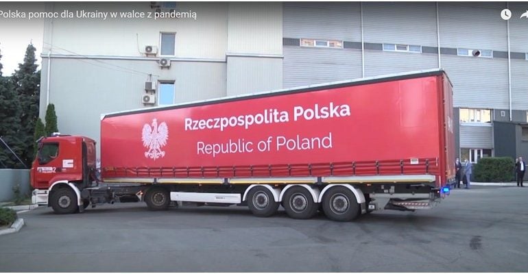 Polska pomoc dla Ukrainy w walce z pandemią (NASZ FILM)