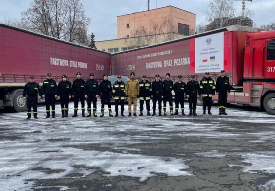 Na Ukrainę dotarły pierwsze ciężarówki z polską pomocą humanitarną na wypadek inwazji rosyjskiej (ZDJĘCIA)
