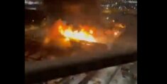 Ogromny pożar centrum handlowego w Moskwie. Spłonął sklep OBI. Co najmniej 1 osoba nie żyje (WIDEO)