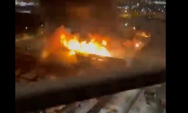 Ogromny pożar centrum handlowego w Moskwie. Spłonął sklep OBI. Co najmniej 1 osoba nie żyje (WIDEO)