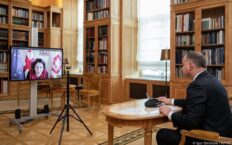 Andrzej Duda rozmawiał z prezydent Gruzji Andrzej Duda rozmawiał z prezydent Gruzji