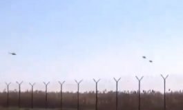 Rosyjskie helikoptery nad granicą z Ukrainą (WIDEO)