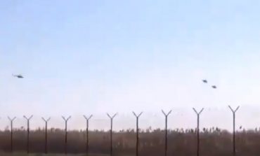 Rosyjskie helikoptery nad granicą z Ukrainą (WIDEO)