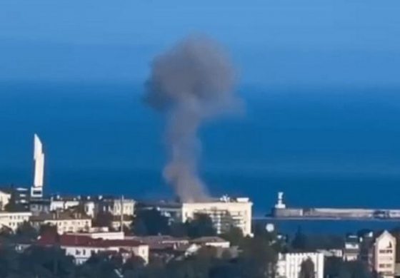 Wybuch w sztabie rosyjskiej floty czarnomorskiej w Sewastopolu (WIDEO)