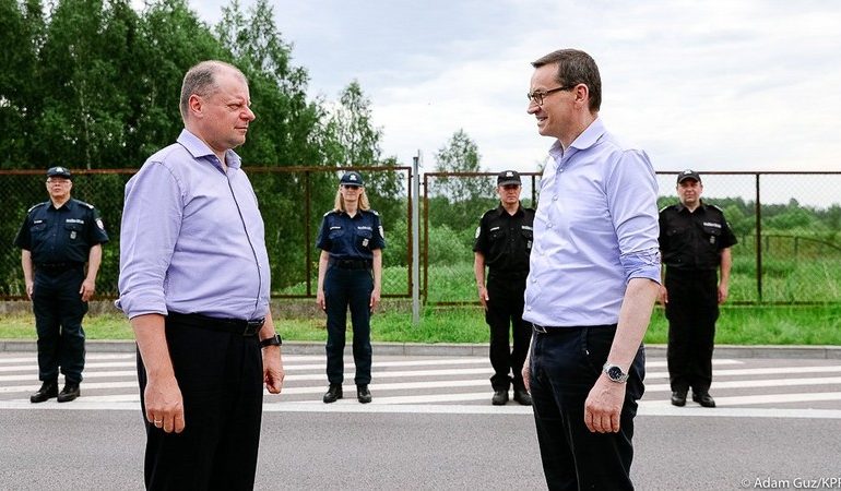 Uroczyste otwarcie granicy polsko-litewskiej. ,,Bądźmy razem także w przyszłości”