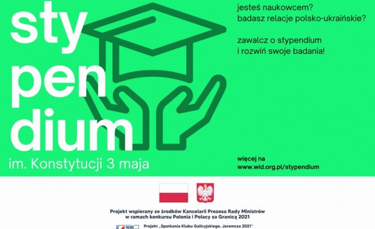 Stypendium im. Konstytucji 3 maja dla naukowców badających relacje polsko-ukraińskie