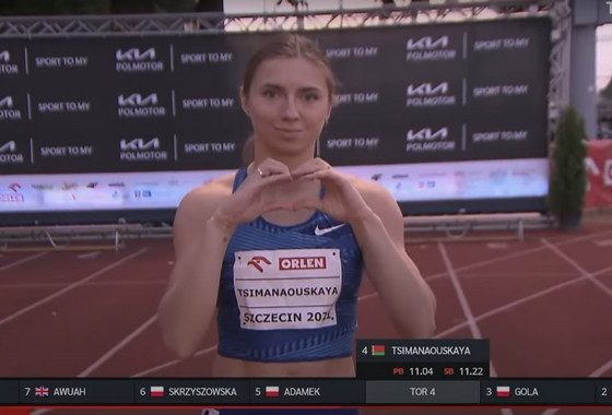 Kristina Timanowska wystartowała na mityngu w Szczecinie. Zajęła drugie miejsce, dopingowali ją Białorusini mieszkający w Polsce (WIDEO)