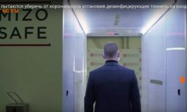 W rezydencji Putina postawili tunel dezynfekcyjny (WIDEO)