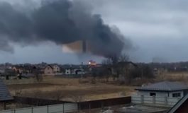 W Iwano-Frankiwsku potężne wybuchy w pobliżu lotniska wojskowego (WIDEO)