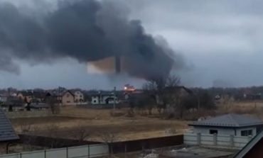 W Iwano-Frankiwsku potężne wybuchy w pobliżu lotniska wojskowego (WIDEO)