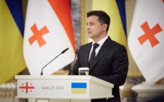 Zełenski dziękuje prezydent Gruzji za wsparcie Ukrainy