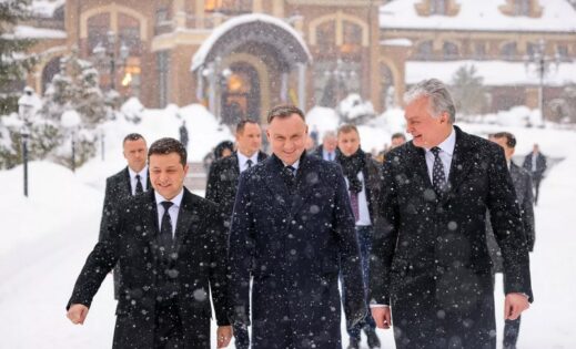 Wspólna deklaracja Polski, Litwy i Ukrainy. Wezwanie do zaostrzenia sankcji wobec Rosji, potępienie Łukaszenki