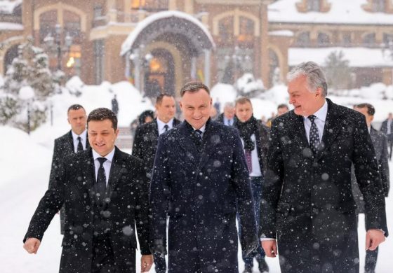 Wspólna deklaracja Polski, Litwy i Ukrainy. Wezwanie do zaostrzenia sankcji wobec Rosji, potępienie Łukaszenki