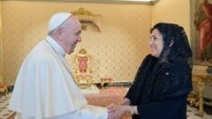 Prezydent Gruzji spotkała się z papieżem Franciszkiem Prezydent Gruzji spotkała się z papieżem Franciszkiem