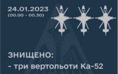 W nocy w ciągu pół godziny Ukraińcy zniszczyli trzy rosyjskie helikoptery