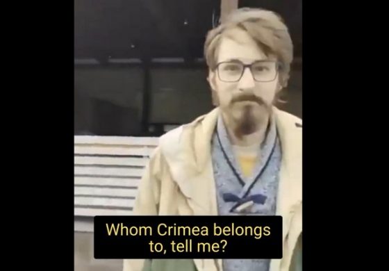 Kazachski wideobloger pyta rosyjskich "uchodźców" czyje są Krym i Donbas. Nie chcą odpowiedzieć, że należą do Ukrainy (WIDEO)