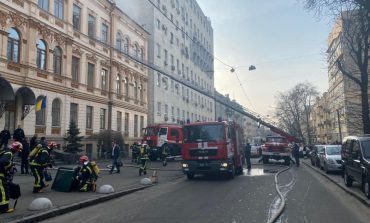 W Kijowie pożar budynku Ministerstwa Kultury, Młodzieży i Sportu