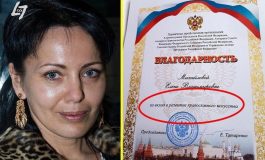 Rosyjska aktorka filmów dla dorosłych otrzymała od Putina dyplom za „wkład w rozwój sztuki prawosławnej”