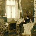 Gabriela Zapolska z mężem Stanisławem Janowskim w Skizie (Krzywczyce k. Lwowa) 1908–1909